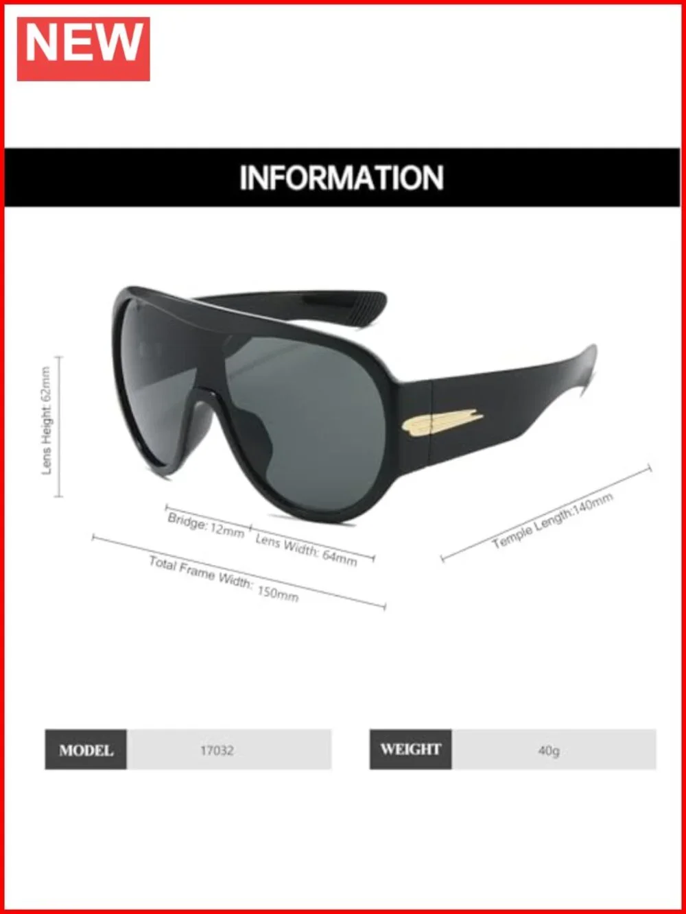 Retro Oversized Pilot Sunglasses Women Men UV400 Large Frame